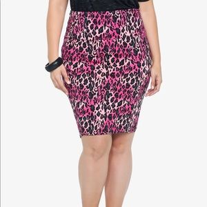 Torrid Leopard Pencil Skirt